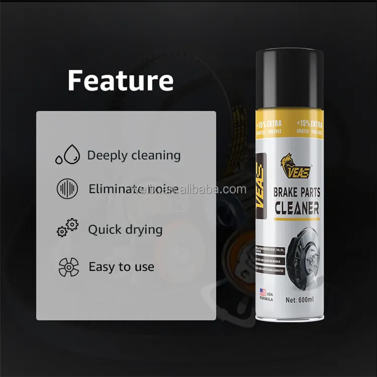 oem high quality 600ml aerosol degreaser brake cleaner bulk bottle sprayer brake part cleaner spray brake cleaner