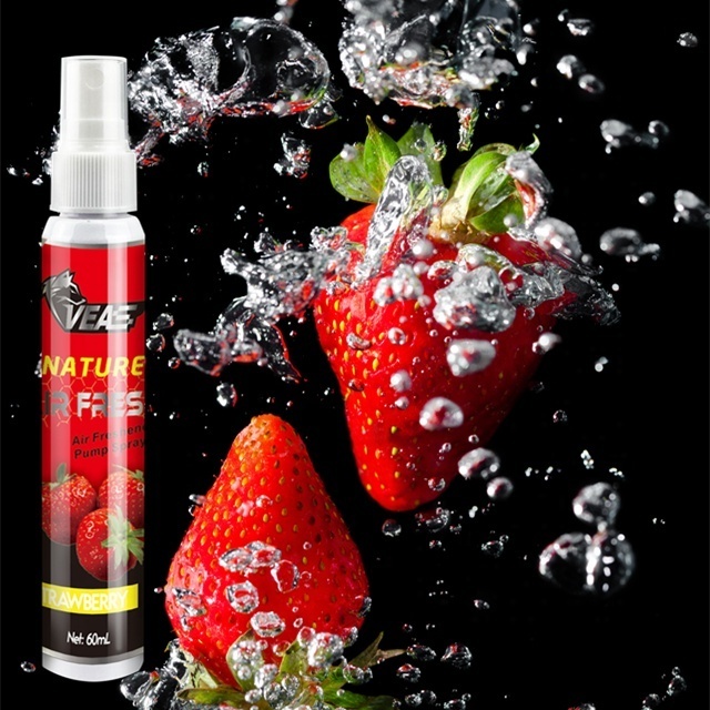 pure strawberry all-natural non-aerosol odor eliminator and air freshener spray