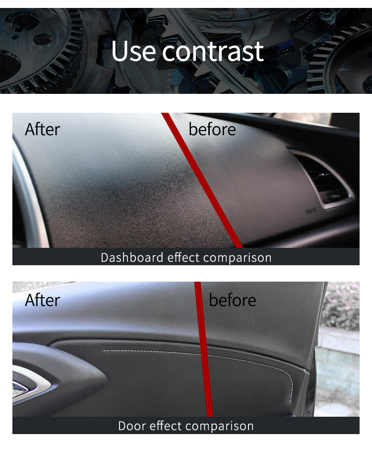 Low cost Shine Protect silicone spray car dashboard polish wax