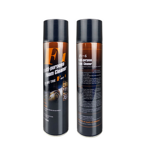 OEM iron bottle multipurpose foam car interior cleaner car spray,f1 multipurpose foam