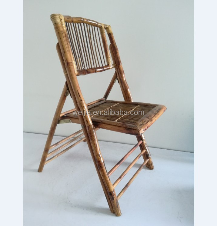 Wedding folding bamboo chairs