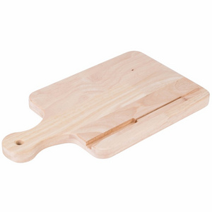 Weljia Medium Wooden bread Bread / Charcuterie Cutting Board with Knife Slot and Handle