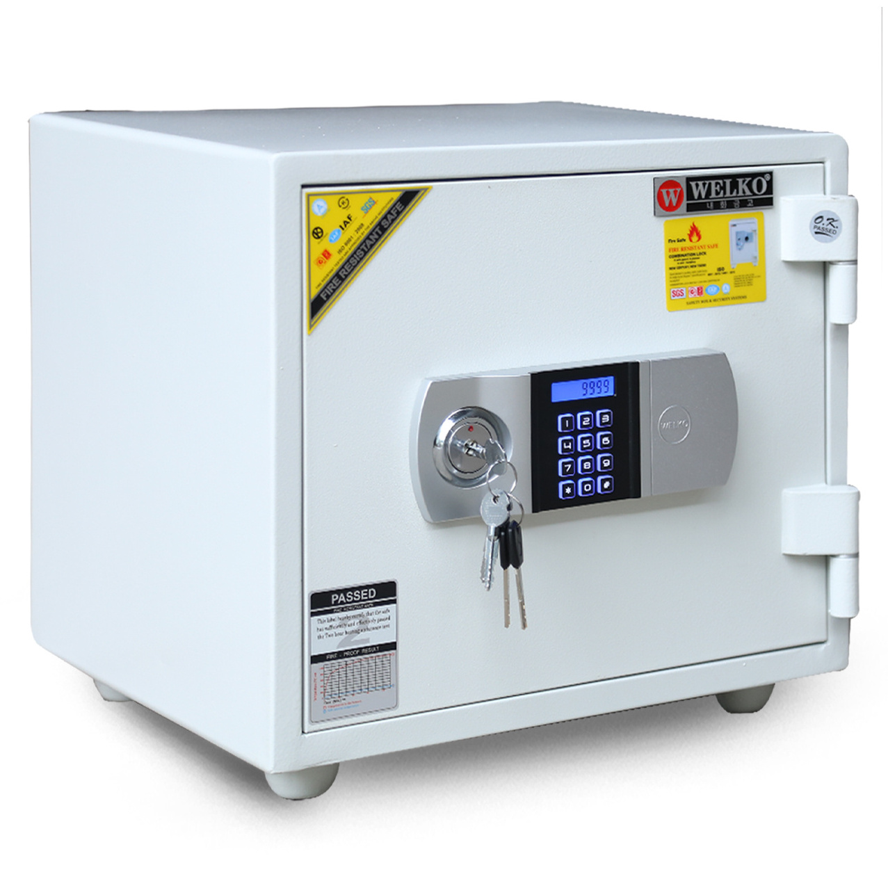 Fingerprint Welko Safes - Family Fireproof Safe - Combination Lock Safe