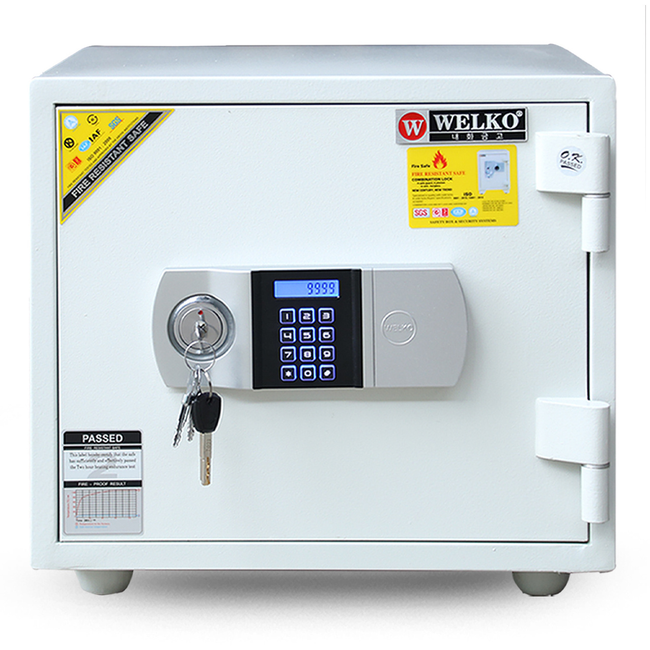 Fingerprint Welko Safes - Family Fireproof Safe - Combination Lock Safe