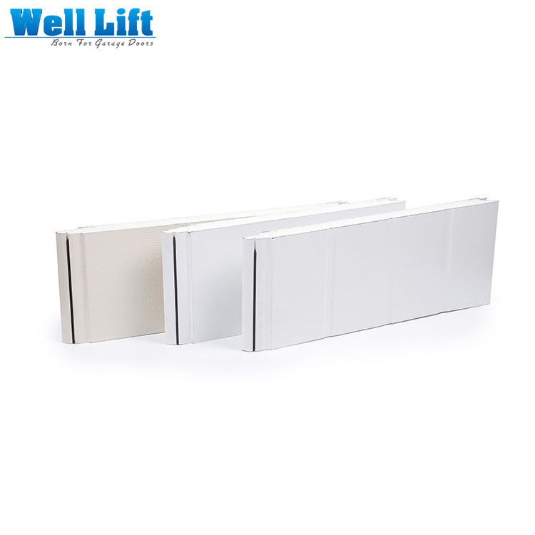 High Quality Sectional Modern Automatic Garage door panel finger protection