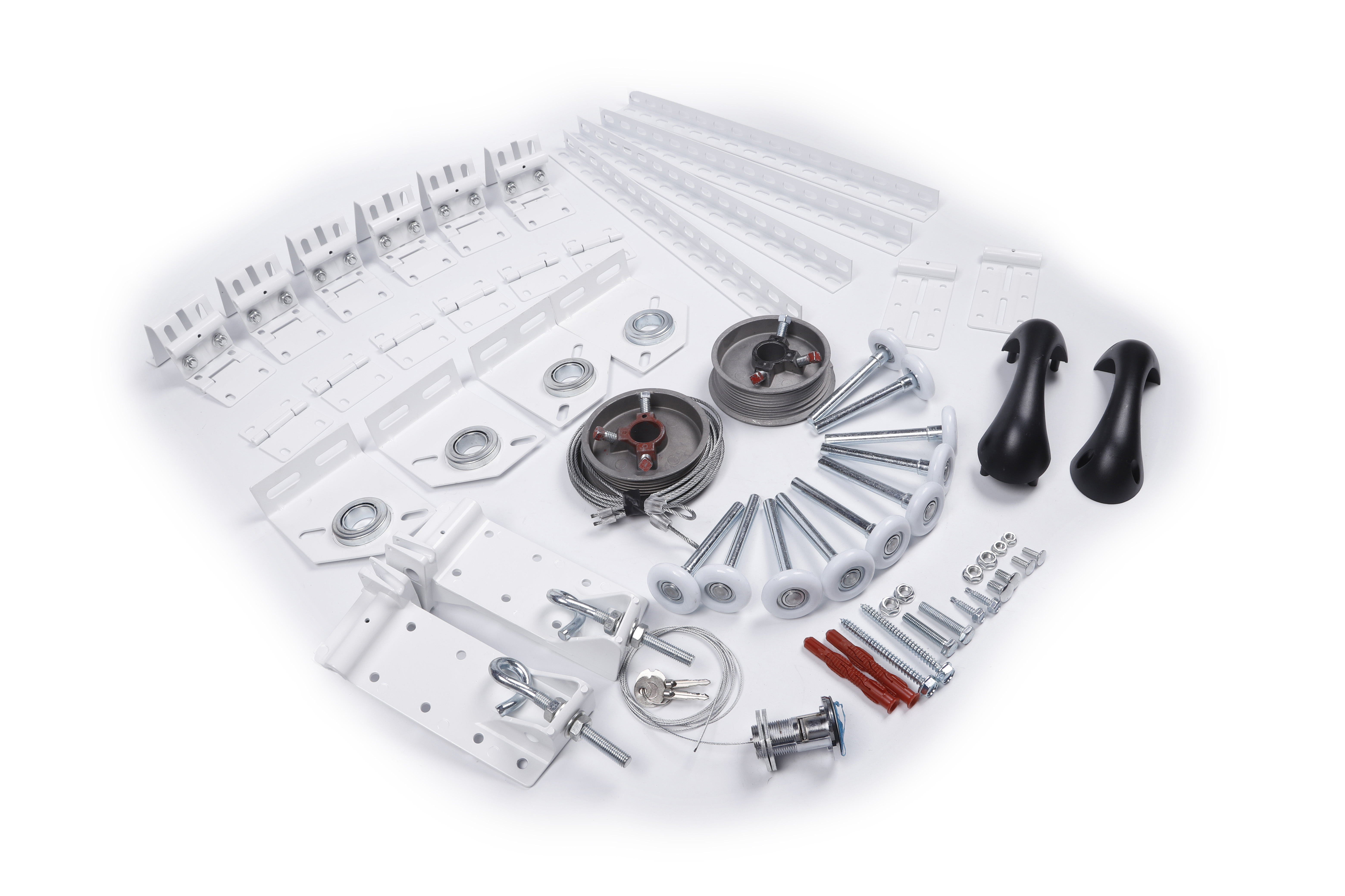 power coated hardware kit for Sectional Garage Door