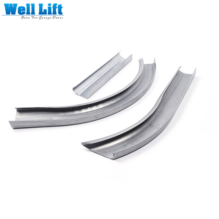 15 Years Factory Sectional Overhead Tilt door accessories 1.5mm 1.8mm 2.0mm Thickness garage door Curved/Vertical track