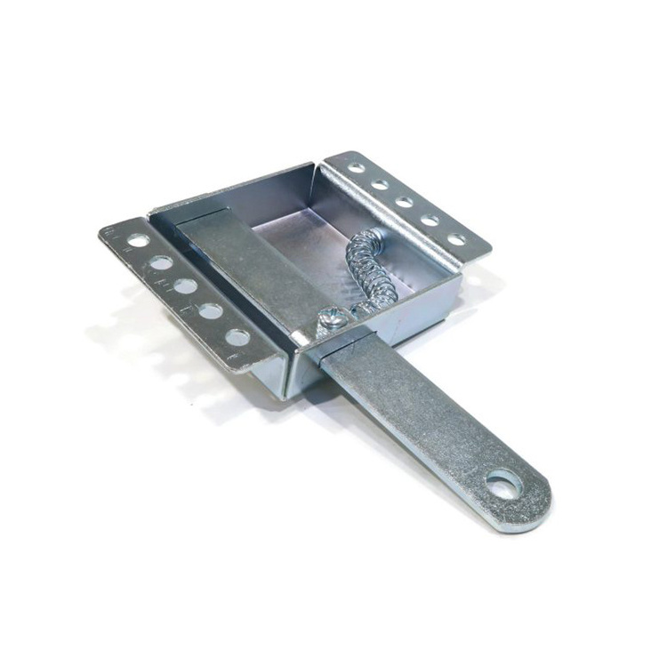 Heavy Duty Galvanized Steel Locking Slide Latch Garage Door Slide Lock for Most Garage Doors Parts