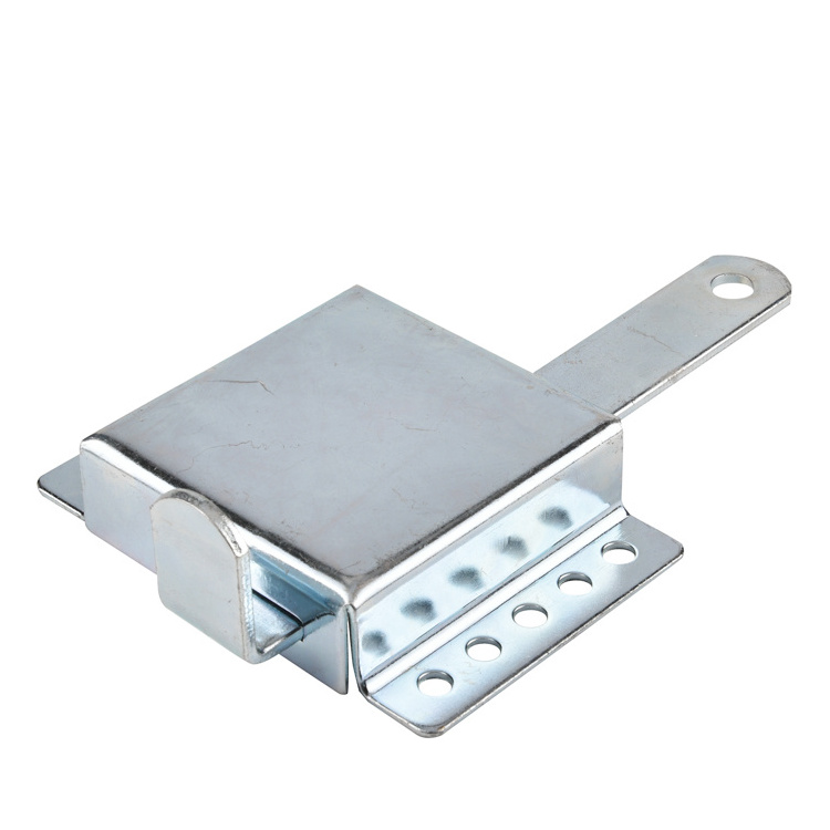 Heavy Duty Galvanized Steel Locking Slide Latch Garage Door Slide Lock for Most Garage Doors Parts