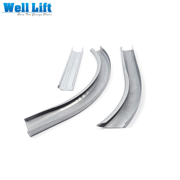 15 Years Factory Sectional Overhead Tilt door accessories 1.5mm 1.8mm 2.0mm Thickness garage door Curved/Vertical track