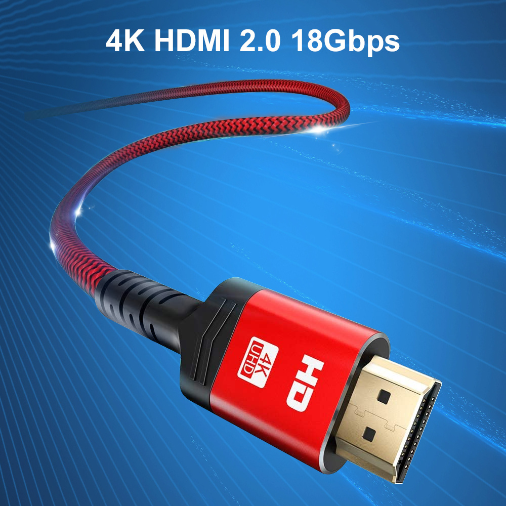 Amazon Hot HDMI High Speed 3D 8K 4K 60Hz Hdtv Video Cable Male to Male 1M 2M 3M 5M 10M 15M Ultra Hd 2.1 2.0 HDMI Cable