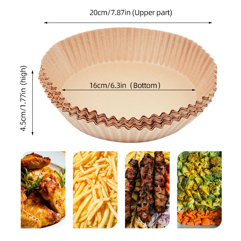 Food-grade Disposable Air Fryer Baking Paper Tray Large Oil-proof Leak-proof Capacity