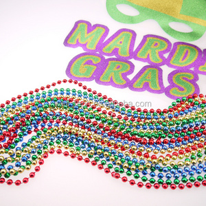 Party Beads Manufacturer 7mm Throw beads MOT Mardi Gras beads