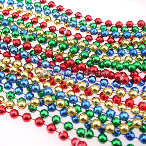 Party Beads Manufacturer 7mm Throw beads MOT Mardi Gras beads