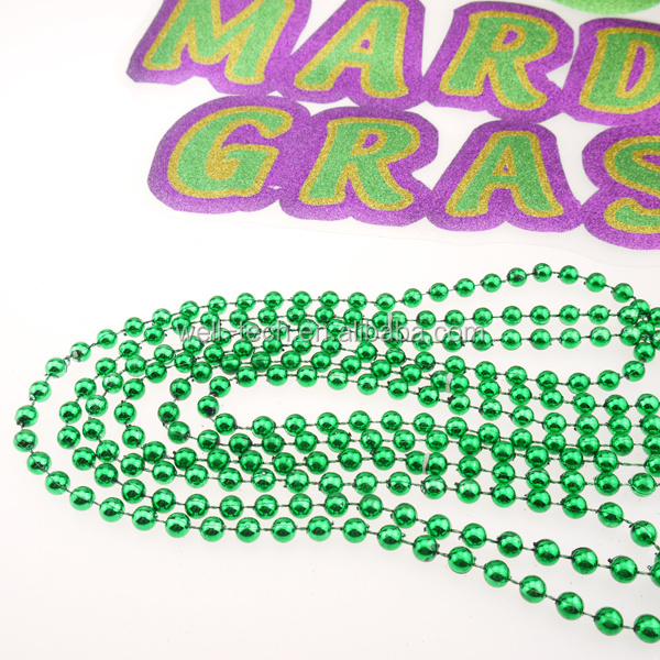 Party Beads Manufacturer 7mm Throw beads MOT Mardi Gras beads