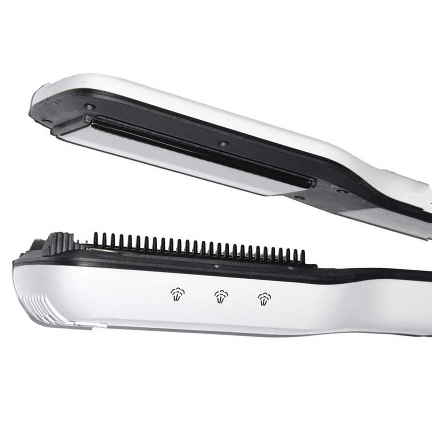 High Quality Infrared LED Display Straightening Hair Flat Iron Steam Hair Straightener