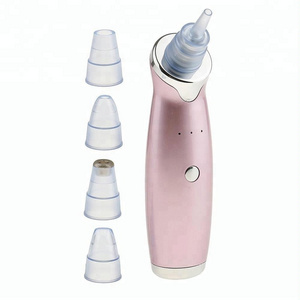 OEM Rose Gold Blackhead Remover Vacuum Beaut Skin Care Product Facial Pore Cleaner USB Rechargeable Acne Comedone Extractor Tool