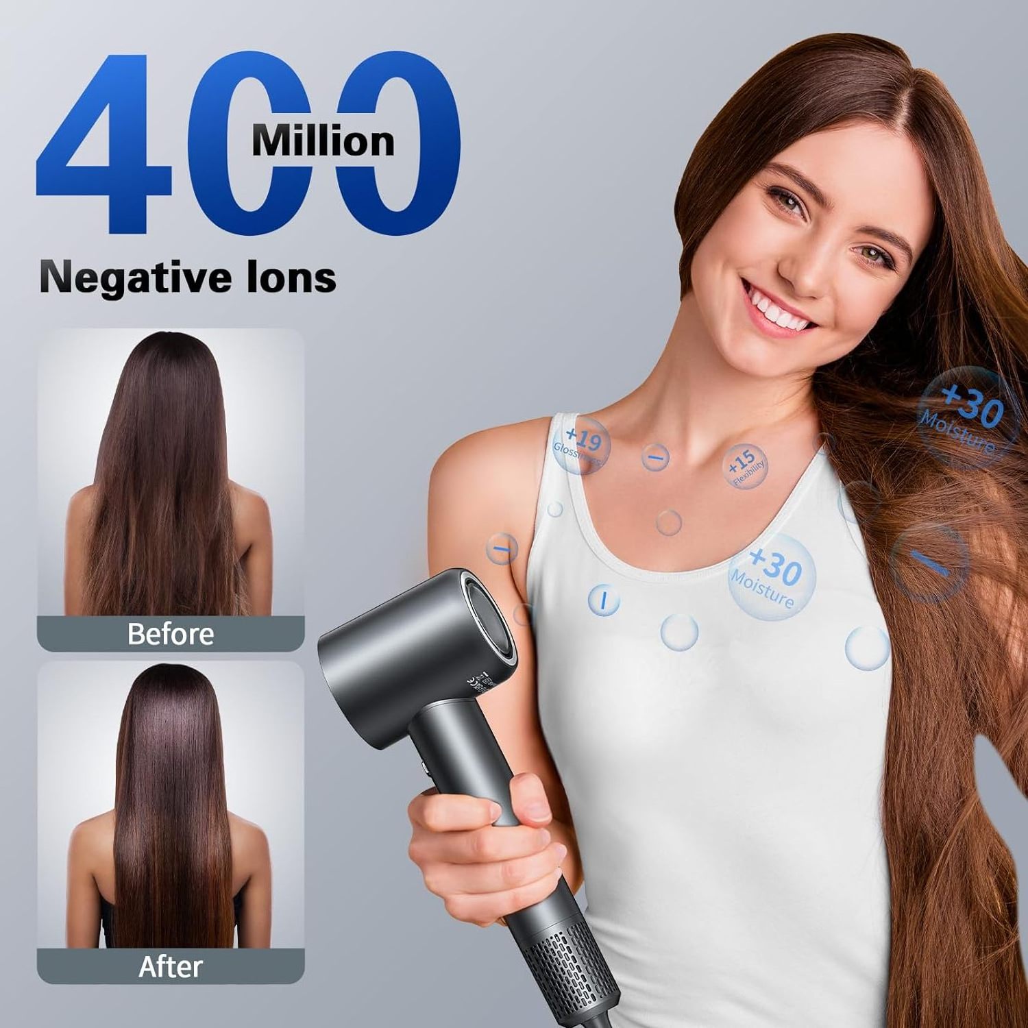 Salon Professional Low Noise Revair Reverse High Speed Ionic Hair Dryer Blower Hair Hair Blower Ionic