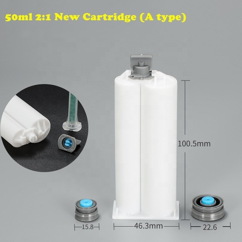 50ml 2:1 Convenient and Reliable Two Component AB Cartridge for Various Applications