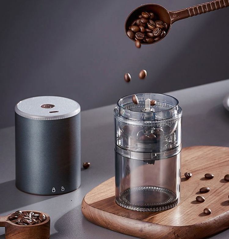 Automatic Custom OEM Modern Battery Operated Usb Rechargeable Portable Electric Coffee Grinder Wholesale