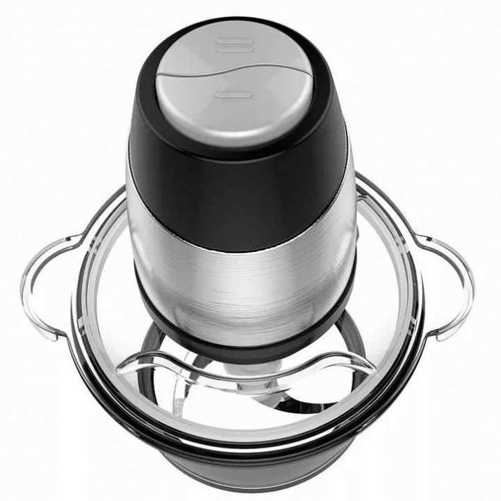 265357 350W 2L food vegetable chopper glass vegetable chopper electric meat grinder glass bowl for chopper