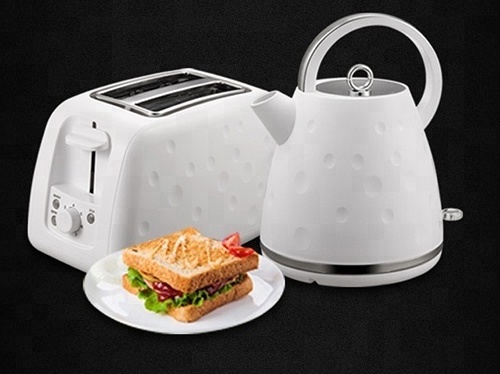 Plastic Electric Toaster Water Kettle 2 in 1 Breakfast Set Kettle and Toaster Set