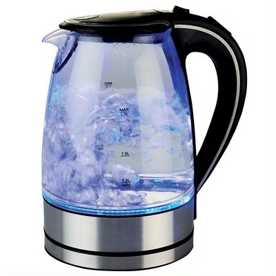 371306 1.7L 2200W Water boiler kettle electric home clear glass electric kettles