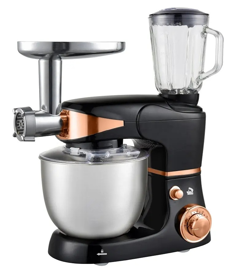 1000W 5L Small Automatic Food Mixer With Blender Grinder