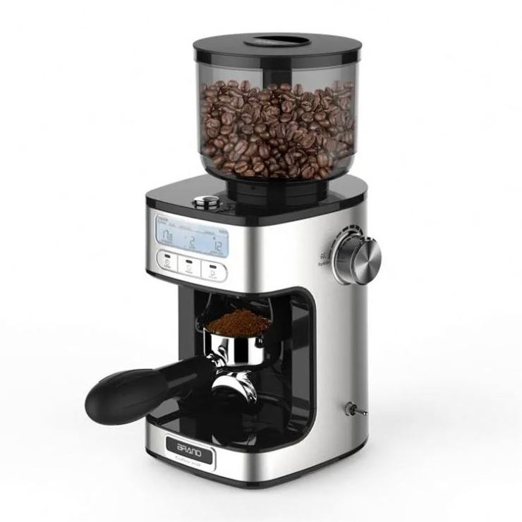 Automatic 265649 150W Burr coffee bean grinder stainless steel electric new upgrade portable electric coffee grinder set