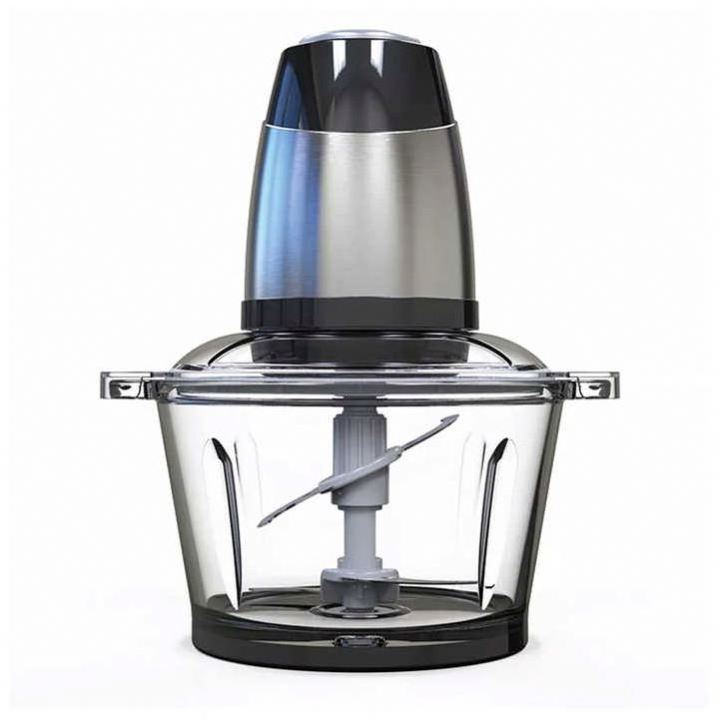 265357 350W 2L food vegetable chopper glass vegetable chopper electric meat grinder glass bowl for chopper