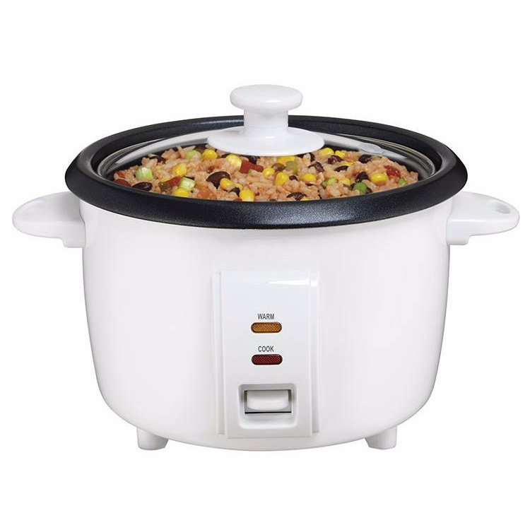 300W 0.6L 6 cup cooked 3D heating drum mini rice cooker electric with steamer