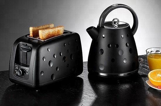 Plastic Electric Toaster Water Kettle 2 in 1 Breakfast Set Kettle and Toaster Set