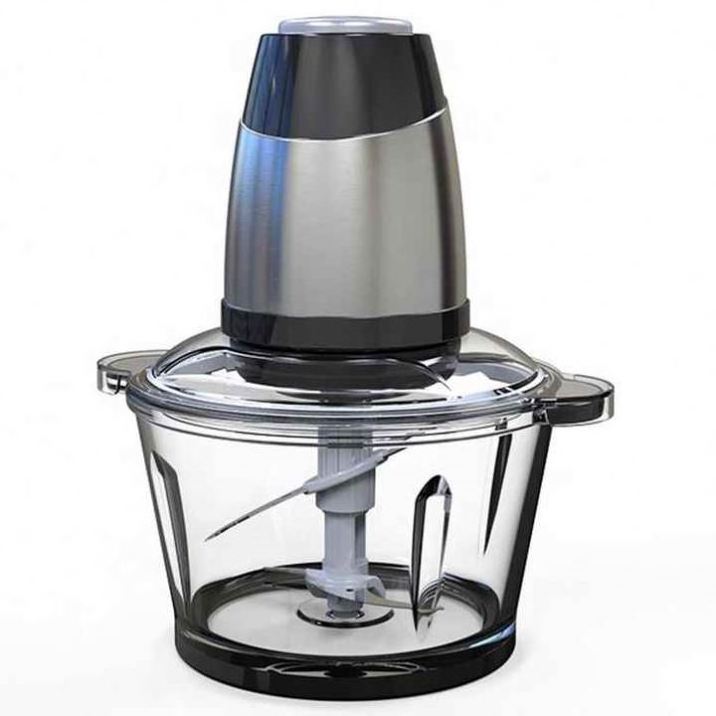 265357 350W 2L food vegetable chopper glass vegetable chopper electric meat grinder glass bowl for chopper