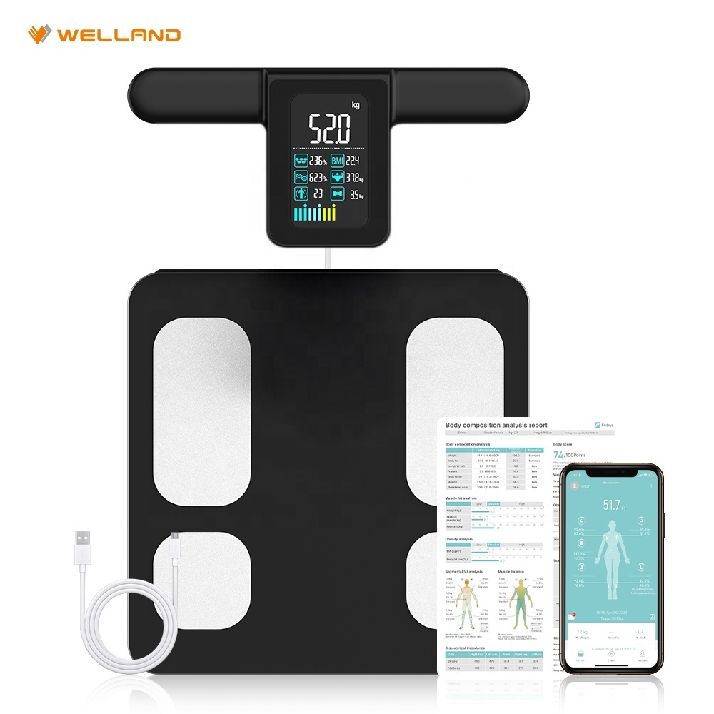 Hot Selling Fitness Equipment Digital Scale Calculator Electronic Weighing  Body Weight Fat Scales