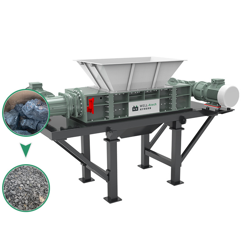 Scrap Tires Recycling Equipment Tyre Mobile Small Tire Shredder For Sale