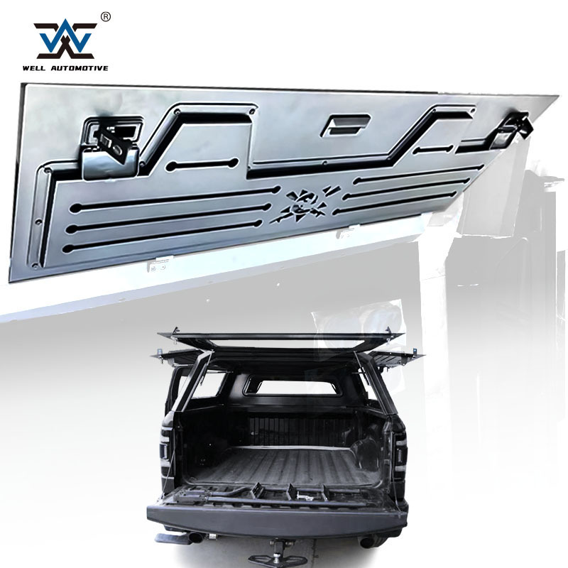 Super Duty Offroad Parts Metal Cover Truck Tonneau Waterproof Steel Truck Camper Replacement Topper Canopy For Universal Pickups