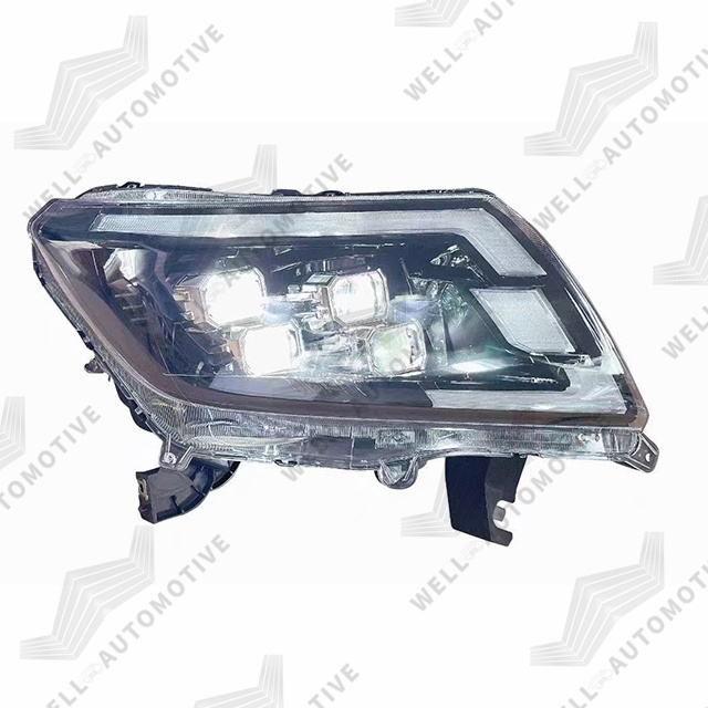 New Style 4X4 Aftermarket ABS Headlights Accessories LED Head Lamp Black Head Light For For Navara NP300 2016-2019