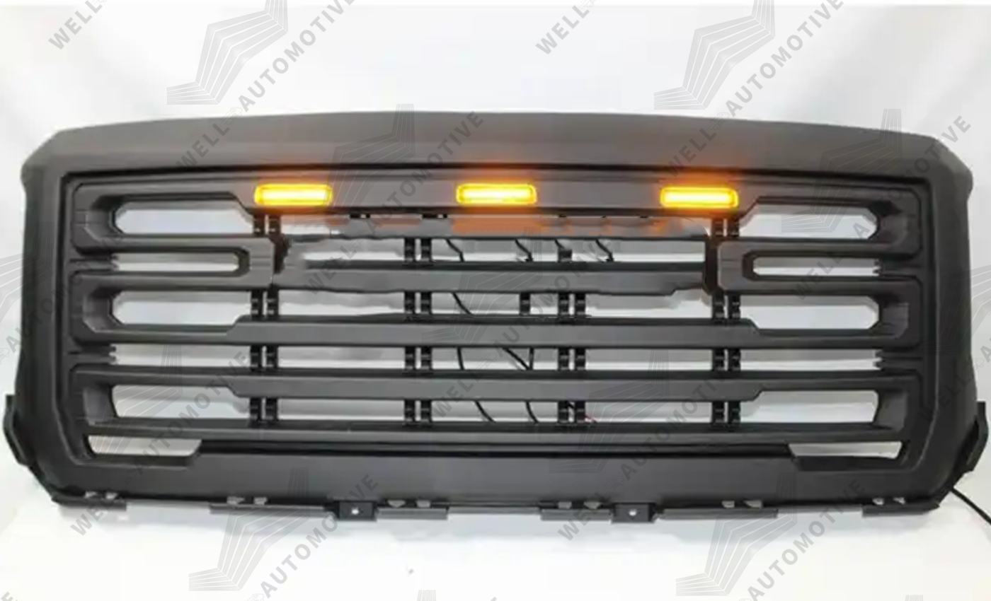 2014-2015 Upper Offroad Matte Black ABS Front Grill Front Bumper Grill For GMC Grills For 4x4 Accessories