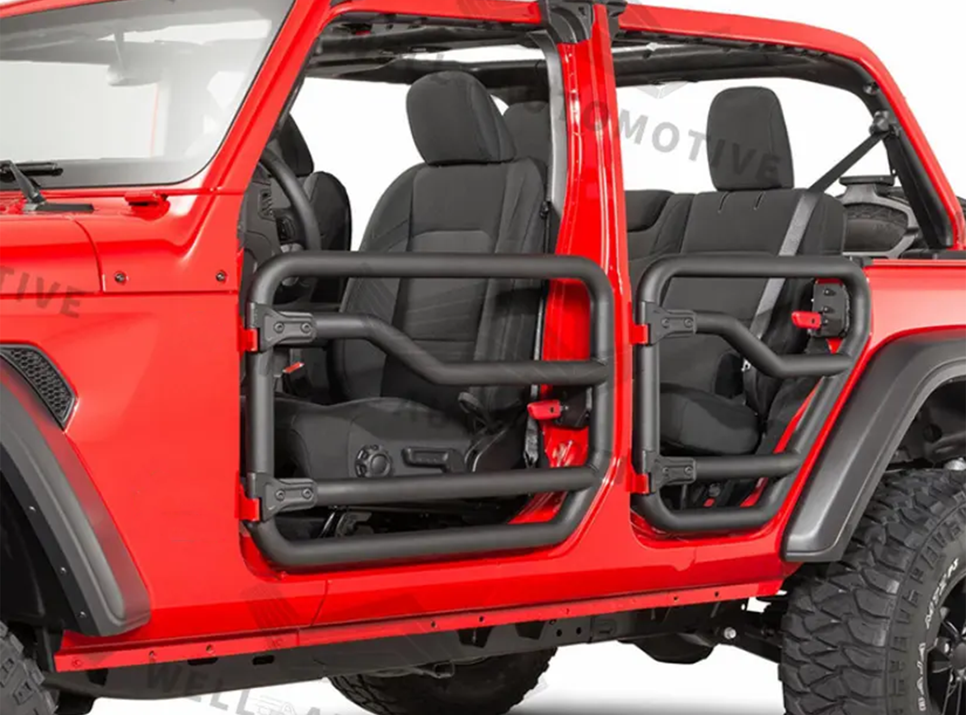 Best-Selling Steel Car Body Kits Tubular Door Accessories Half Door For Jeep Wrangler JL 18+