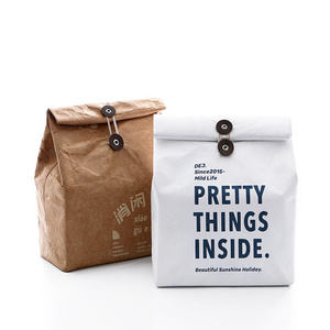 Customized Dupont paper insulation simple storage bag can not tear waterproof kraft paper bag