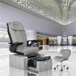 Modern Luxury No Plumbing Nail Salon Throne Lay Down Beauty Shop Electric Foot Spa Massage Pedicure Chair