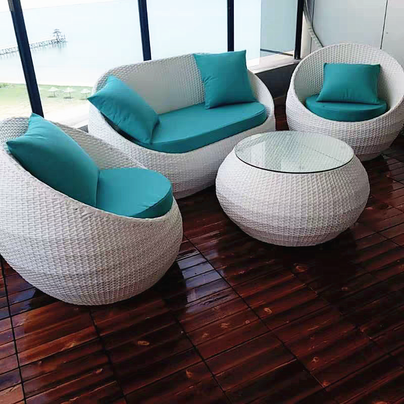 Top Sale Outdoor And Indoor sofa set wicker rattan chairs furniture