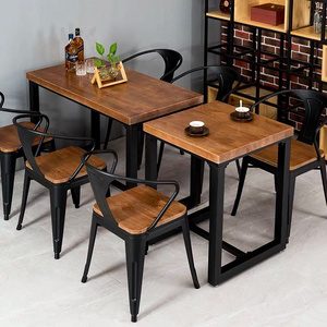 Modern Industrial style iron stack vintage bar restaurant metal dining chair for sale