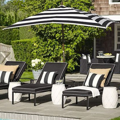 Luxury fashion sun waterproof fabric high quality patio outdoor garden umbrella for sale