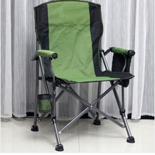 Durable Camping Beach Chair Oversized Padded Lawn Chairs Folding Arm Chair with  Bag