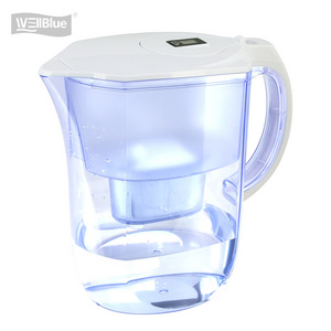 Large alkaline mineral hydrogen outdoor water filter for tap and drink 10 cup water filter pitcher carbon jug filters