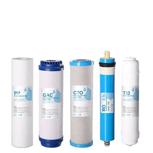 Top supplier ro water system parts 5 stage reverse osmosis system filters replacement parts water filter replacement cartridge