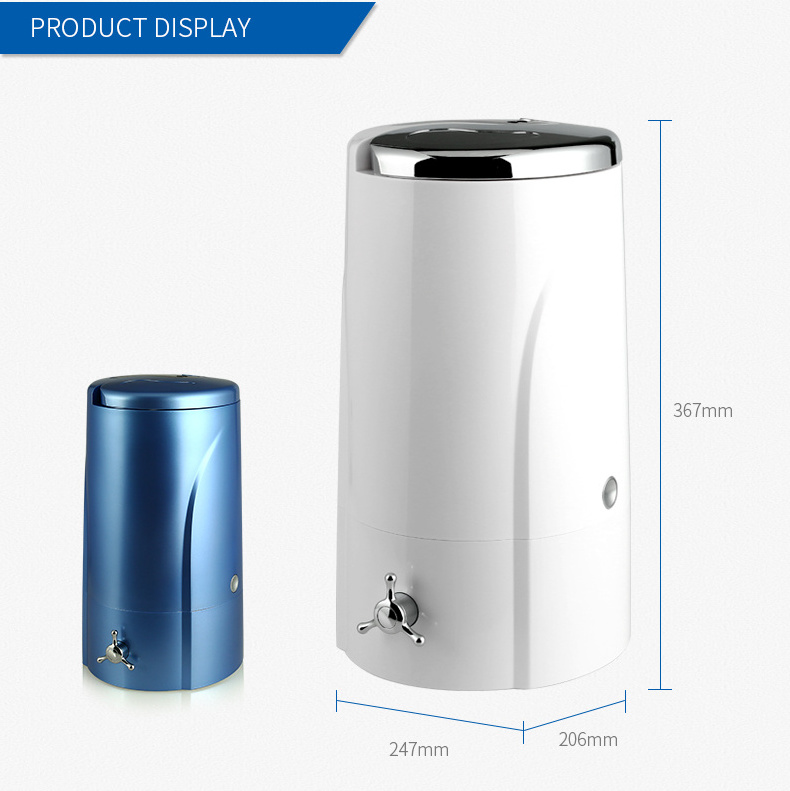 Desktop alkaline hydrogen UF water filter machine alkaline water purifier