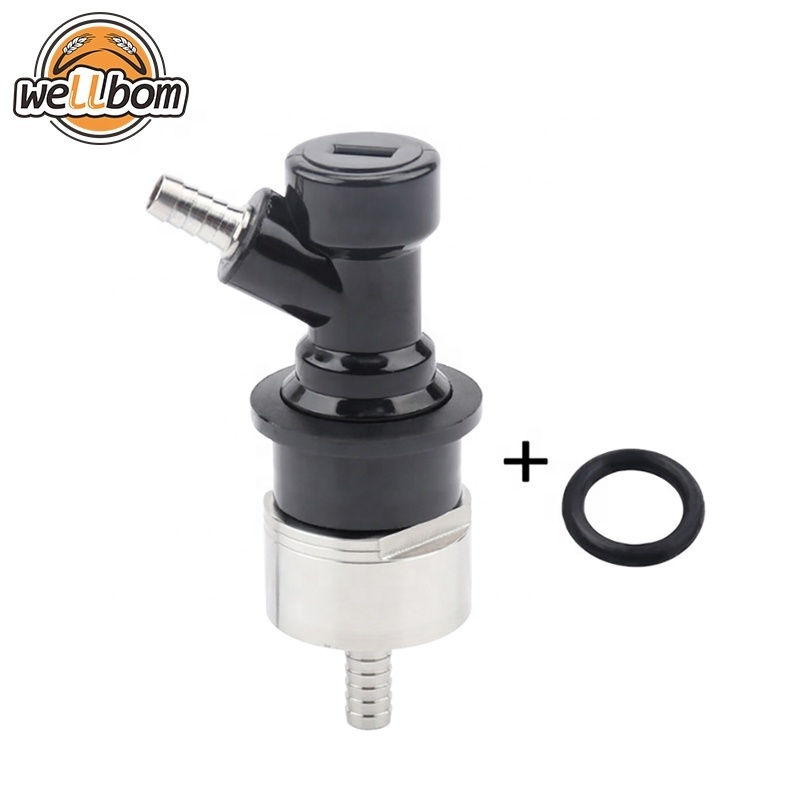 Stainless Steel Carbonator Carbonation  & Liquid Ball Lock Disconnects-1/4