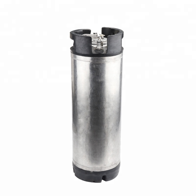 Stainless Steel Used 5 Gallon 19L Cornelius Keg Ball Lock Draft Wine Beer Keg Barrel with new lid